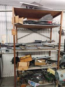 lot 44046 image: Industrial Storage Shelf and Contents