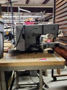 lot 44065 image: Juki Industrial Sewing Machine with Stand
