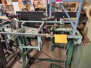 lot 44073 image: Industrial Sewing Machine Table Frame with Efka Motor