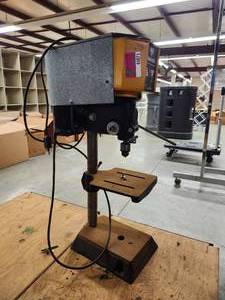 lot 44075 image: Rockwell 11-inch Drill Press Model 11-LC01 Serial 1V4889