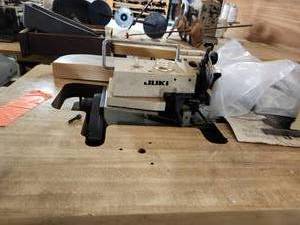 lot 44081 image: Juki Industrial Sewing Machine with Motor and Stand