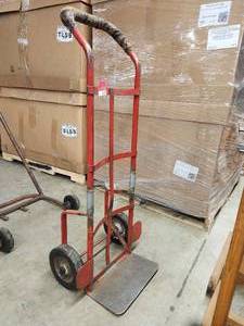 lot 44098 image: Industrial Hand Truck Dolly with Pneumatic Wheels