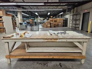 lot 45418 image: Wooden Work Table