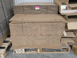 lot 45409 image: Corrugated Cardboard Boxes 93714 S3 SFI Certified - Bulk Lot
