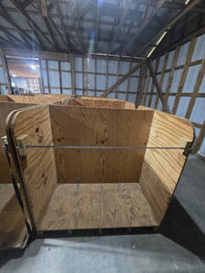 lot 49506 image: Plywood Material Stall Divider System