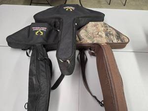lot 11842 image: (3) Nylon Cross Bow Cases