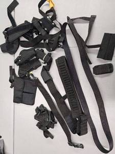 lot 11856 image: Black Nylon Holster System and Accessories