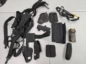 lot 11857 image: Black Nylon Holsters and Accessories