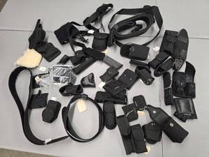 lot 11881 image: Black Nylon Holster System and Accessories