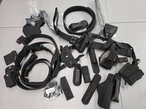 lot 11882 image: Black Nylon Holster System and Accessories