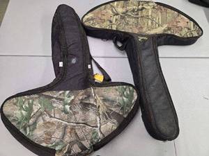 lot 11891 image: (2) Black Nylon and Camo Cross Bow Cases