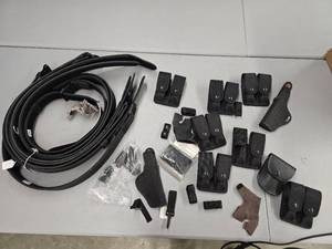 lot 11899 image: Black Nylon Belts and Accessories