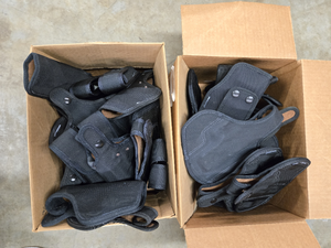lot 16379 image: Nylon Gun Holsters and Magazine Pouches Lot