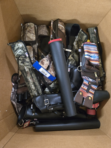 lot 16398 image: Lot of Arrow Quivers - Mixed Styles and Patterns