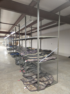 lot 45376 image: Industrial Steel Storage Shelving