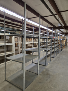 lot 45380 image: Industrial Steel Storage Shelving Units
