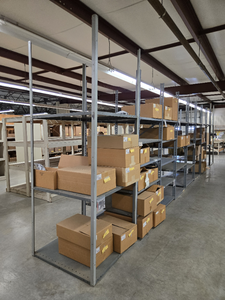 lot 45381 image: Industrial Steel Storage Shelving Units