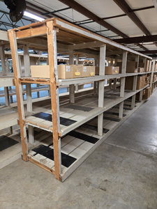lot 45385 image: Industrial Warehouse Storage Shelving System