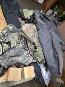 lot 48151 image: Bow Cases and Hunting Gear Lot - Easton, Allen, Camo Pattern
