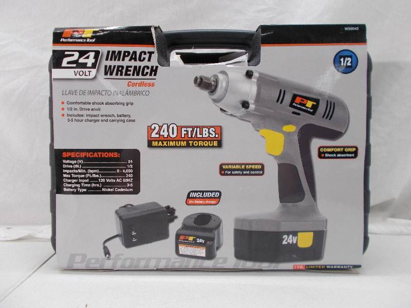 lot 1646 image: 24 Volt Impact Wrench