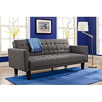 lot 1687 image: Sienna Futon Grey Lenin