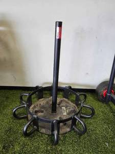 lot 21036 image: Perform Better Weight Plate Storage Tree Stand