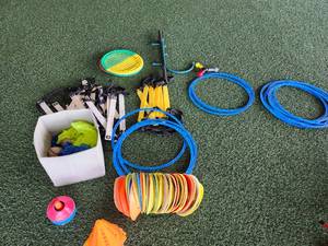 lot 21062 image: Sports Training Equipment Set with Agility Ladder, Cones and Markers