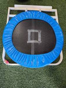 lot 21072 image: Mini Exercise Trampoline with Stand