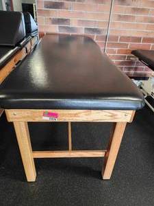lot 21078 image: Professional Massage Table with Wooden Frame #21078