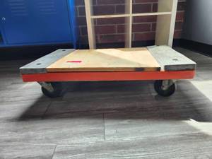lot 21122 image: Industrial Furniture Dolly with Aluminum Side Rails
