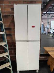 lot 21127 image: Keter Tall Storage Cabinet Model 21127