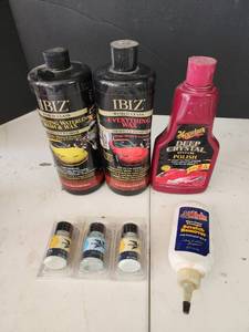 lot 309 image: Car Detailing Products - IBIZ, Meguiars, and Touch-Up Paint