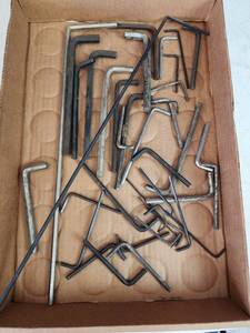 lot 321 image: Assorted Hex Key Allen Wrench Set