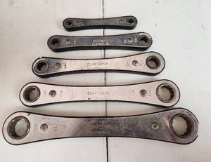 lot 342 image: Craftsman Box End Ratchet Wrench Set