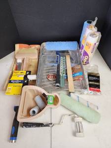 lot 363 image: Paint Roller Kit with Whizz Microfiber Roller, Paint Tray Set and More