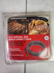 lot 368 image: Brinkmann 10ft Natural Gas Quick Connect Hose 812-7227-S