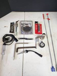 lot 397 image: Automotive Tools- Pittsburgh Magnetic Parts Holder, OEM Tune-Up Gauge, Quick Link and More