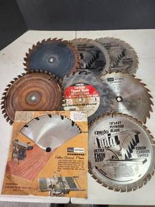 lot 416 image: Craftsman Kromedge & Credo Saw Blade Collection 10-inch