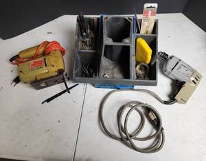 lot 442 image: Black & Decker 7504 Jigsaw with Drill and Accessories - Powers On