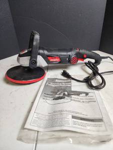 lot 465 image: Drill Master 7-inch Variable Speed PolisherSander Item 62861 and Craftsman Toolbox - Power On