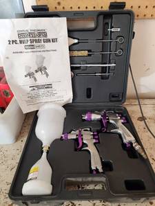 lot 507 image: Central Pneumatic Professional 2 PC HVLP Spray Gun Kit Model 94572