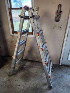 lot 525 image: Wing Little Giant Multi-Position Ladder Model 10103