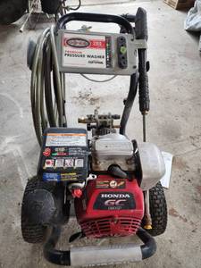 lot 6 image: Simpson 3100 PSI Pressure Washer with Honda GC190 Engine