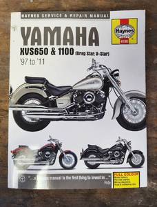 lot 543 image: Haynes Service Manual Yamaha XVS650 & 1100 V-Star 1997-2011