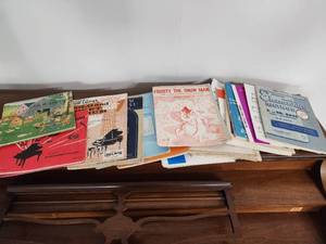 lot 24 image: Vintage Music Book Collection - Piano and Instrument Method Books