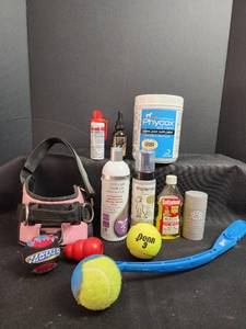 lot 719 image: Dog Care Bundle - Phycox, Shampoos, Supplements & Toys