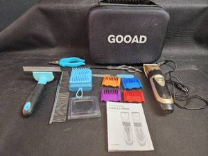 lot 722 image: GOOAD Professional Pet Clipper Kit with Accessories