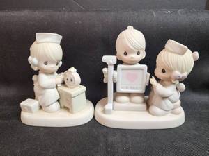 lot 181 image: Precious Moments Medical Themed Figurines