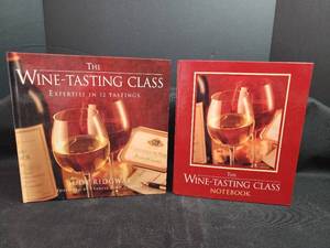 lot 218 image: The Wine-Tasting Class Book Set by Judy Ridgway with Companion Notebook