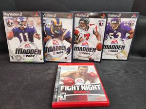 lot 220 image: EA Sports Video Game Collection - Madden NFL 2002-2005 & Fight Night Round 3